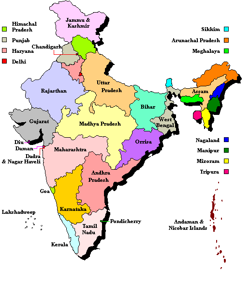 India Map Before 2000 Andhra Pradesh: Basic Information